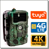 Уличная 4G/4K фотоловушка Tuya «Филин HC-808 Pro-TUYA» с невидимой ИК