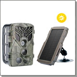 Комплект: фотоловушка с уличной солнечной батареей Филин HC-810A и SP-08 Dual