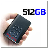 Внешний жесткий диск на 512GB с ПИН-кодом HTI PRO-2 512GB