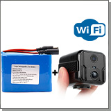 Миниатюрная Wi-Fi камера «JMC-AC93» с аккумулятором 9800 + переходник Миниатюрная Wi-Fi камера «JMC-AC93» с аккумулятором 9800 + переходник