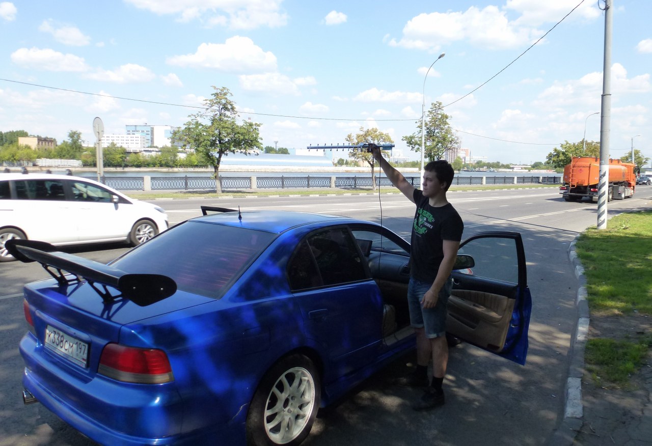 Испытания усилителей видеосигналасигнала KDM-6767 и KDM-6765 в условиях города